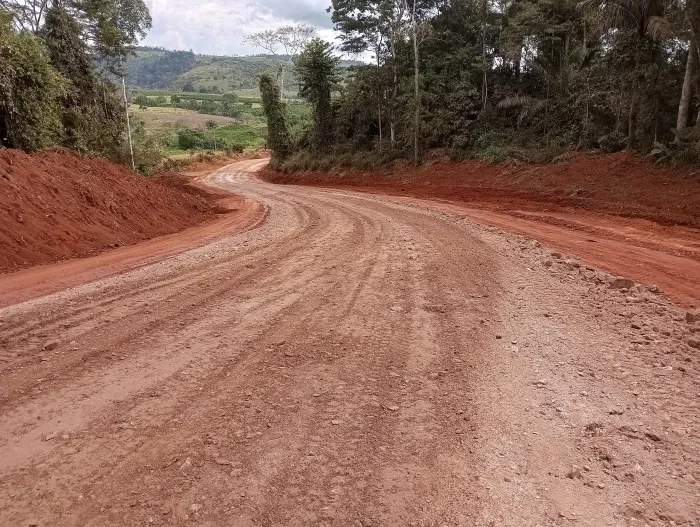  Rodovia RO-383, conhecida como Linha 47/5 (Foto: Assessoria Parlamentar)