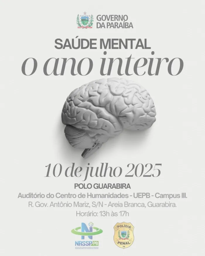 Saúde Mental o Ano Inteiro: Polo Guarabira promove cuidado e valorização dos policiais penais do Brejo
