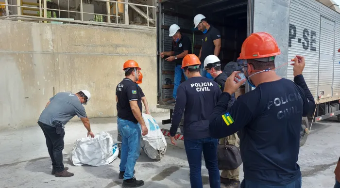 Adema acompanha incineração de entorpecentes apreendidos pelo Denarc // Foto : Ascom / Adema