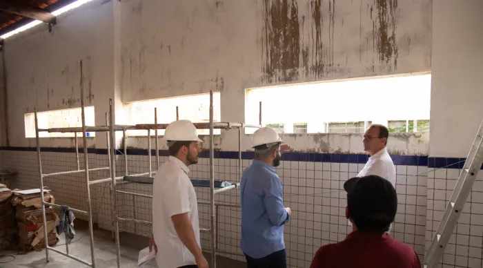 Gestão da Educação acompanha avanços em obras estruturais de escolas estaduais de Itabaianinha // Fotos: Raylander Araújo