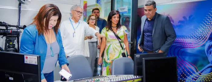 Em visita à Comunicação da Assembleia, coordenadora da Rádio Senado aponta a Rádio Alema como referência nacional em comunicação pública