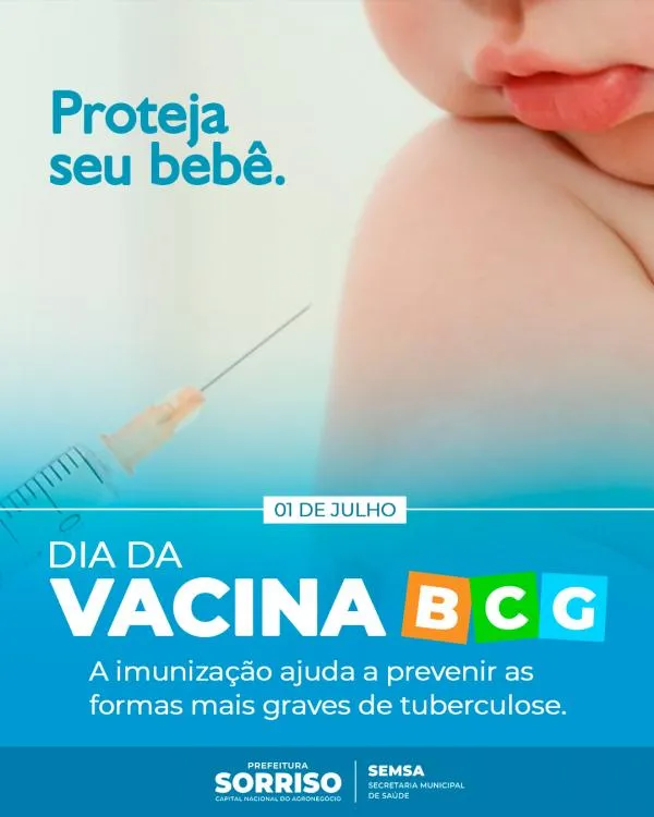 Dia da BCG alerta para os riscos da meningite e tuberculose miliar