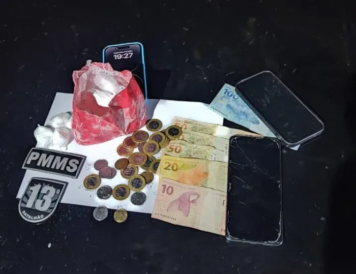 Polícia Militar prende três pessoas por tráfico de drogas em Cassilândia