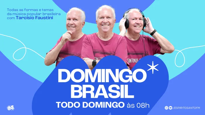 Tarcísio Faustini traz ‘Domingo Brasil’ para a Espírito Santo FM 89.1