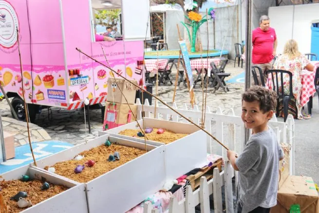 Fundo Social realiza Pescaria Solidária durante o Festival do Camarão