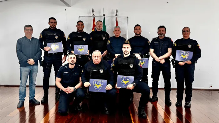 Cerimônia reconhece GCMs do mês e ocorrências relevantes