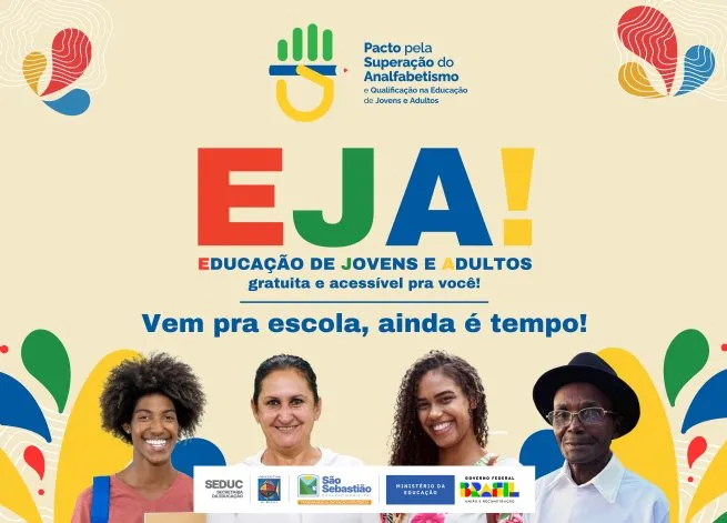 Educação de Jovens e Adultos tem inscrições abertas em São Sebastião
