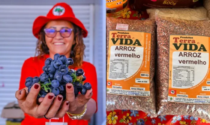 Uva piauiense, arroz vermelho e mel: produtos agroecológicos movimentam a Feira Estadual da Reforma Agrária em Teresina