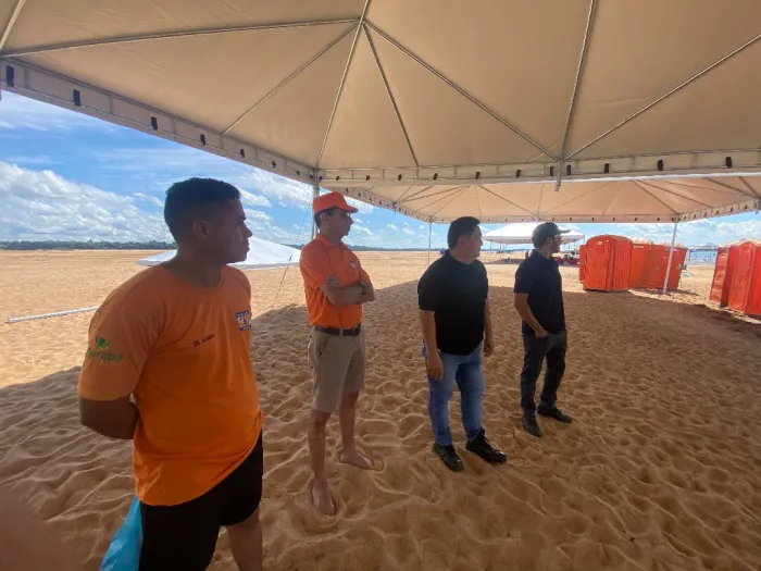 MaraVerão 2025: Órgãos de segurança realizam vistoria na Praia do Tucunaré e Orla da Cidade