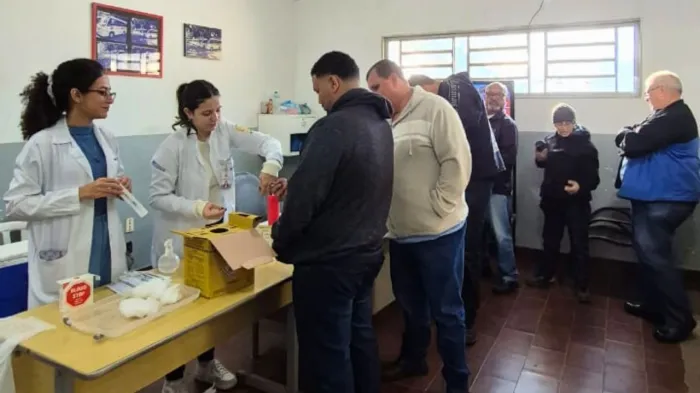 Saúde promove ação com trabalhadores do transporte escolar