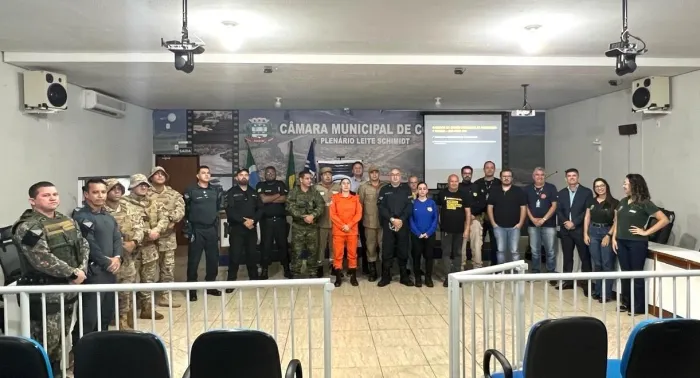 Polícia MIlitar e Autoridades de segurança publica dos estados de MS, MT e GO realizam reunião em Coxim para discutir integração