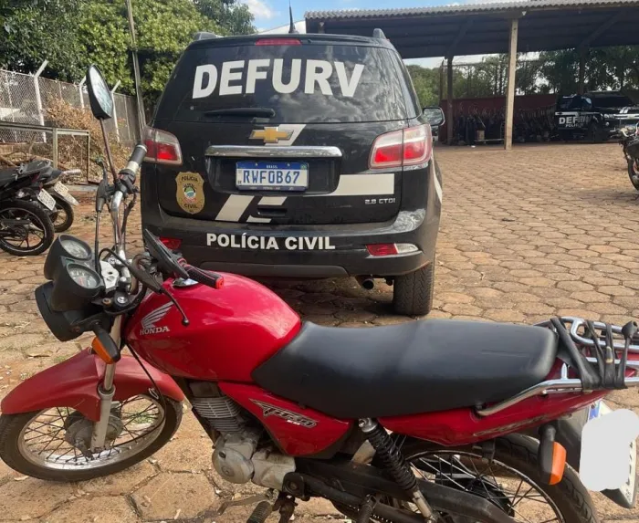 Polícia Civil apreende motocicleta adulterada em Campo Grande