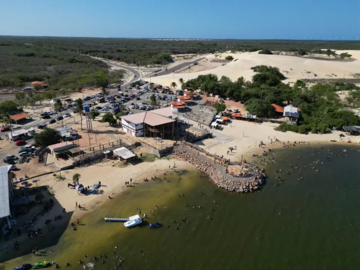 Lagoa do Portinho, Ponto Turístico do Piauí, recebe 200 mil alevinos em ação de peixamento