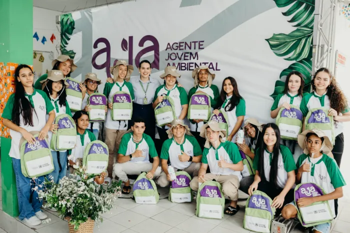 Governo segue entrega de kits do Agente Jovem Ambiental; mais de 600 alunos de 18 municípios já receberam material