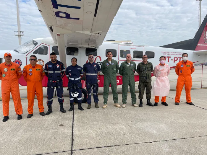 Transporte aeromédico do Governo faz transferência de paciente paraibano do Rio de Janeiro para João Pessoa