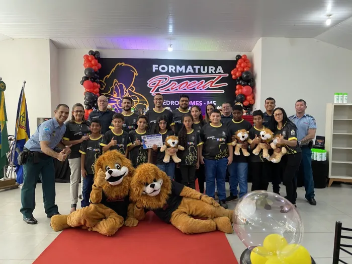 Polícia Militar e Prefeitura realizam formatura do Proerd em Pedro Gomes