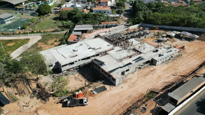 Obras: A construção do novo Pronto-Socorro do HMM alcançou 60% de execução