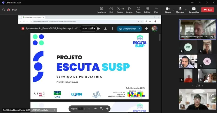 Polícia Penal da Paraíba participa de reunião nacional sobre ampliação do Programa Escuta SUSP