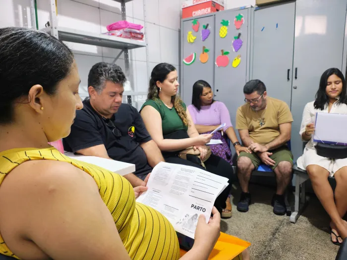 Maternidade promove roda de conversa com gestantes sobre plano de parto, em São Luís