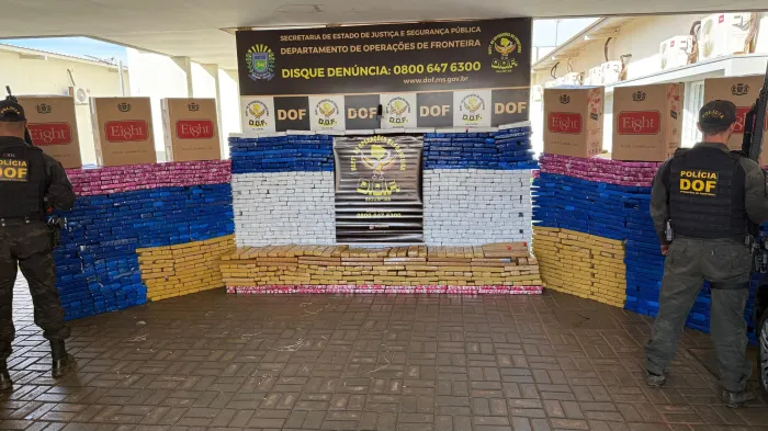 Em menos de 15 dias DOF intercepta segundo comboio com drogas e cigarros