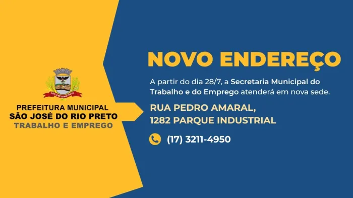 Secretaria do Trabalho terá novo endereço a partir de 28 de julho