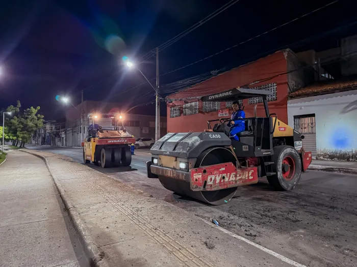 Prefeitura avança na requalificação da Gerino de Souza com obras de drenagem e recapeamento asfáltico
