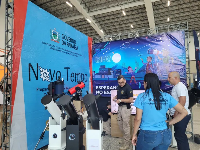 Seap-PB e Projeto Esperança no Espaço participam da 11ª EXPOTEC com inovação e inclusão social