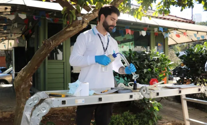 Cetesb realiza ação na Ceagesp para avaliar qualidade do do sistema antipoluição dos caminhões a diesel