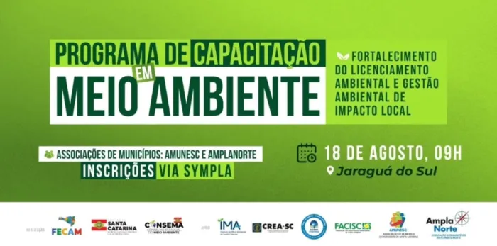 Jaraguá do Sul recebe segunda edição de Programa de Capacitação em Meio Ambiente