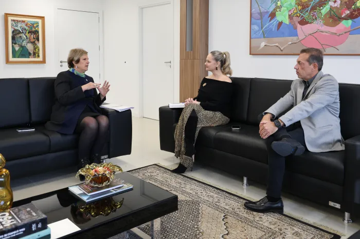 Secretária da Assistência Social se reúne com procuradora-geral de Justiça para fortalecer ações no combate à violência contra a mulher