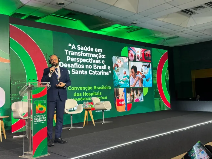 Transformações na saúde catarinense são apresentadas pelo secretário de Estado na Convenção Brasileira de Hospitais