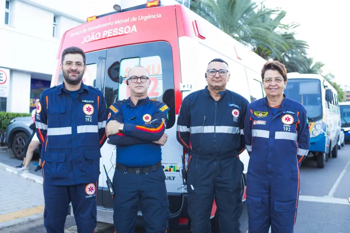 Samu garante assistência em saúde durante a Festa das Neves 2025