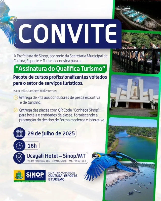 Foto: Reprodução/Prefeitura de Sinop - MT