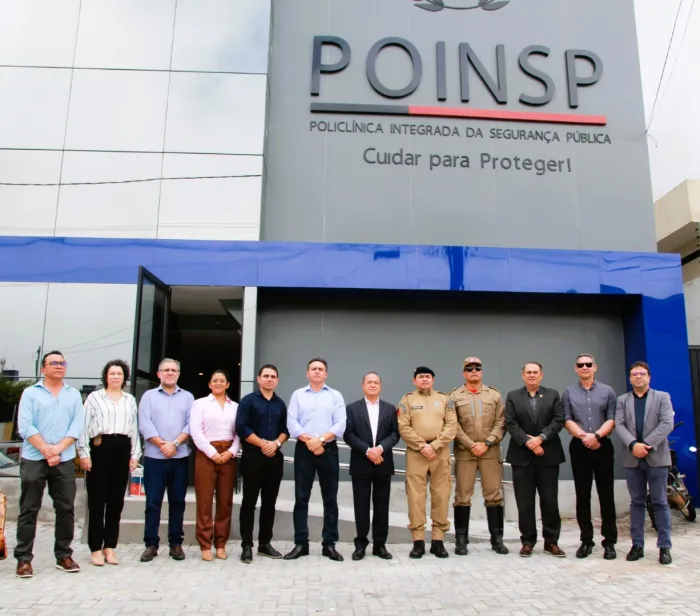 Gestores conhecem estrutura da Policlínica Integrada de Segurança Pública, que terá investimento anual de R$ 15 milhões