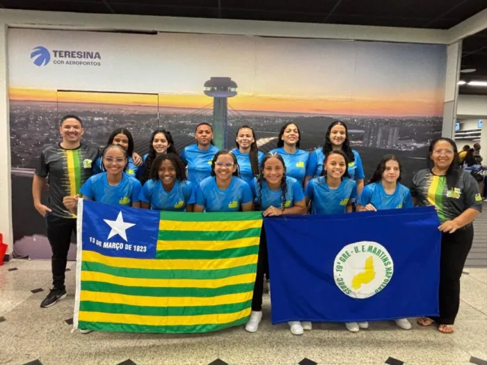 Estudantes de escola da rede estadual representam o Piauí nos Jogos Escolares Brasileiros de Futsal Feminino Sub-18