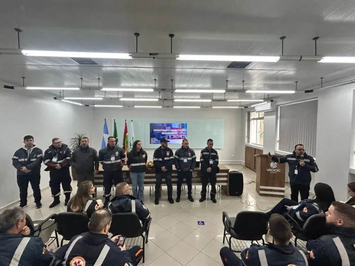 Samu capacita 40 condutores socorristas do Meio-Oeste e do Planalto Serrano em Videira