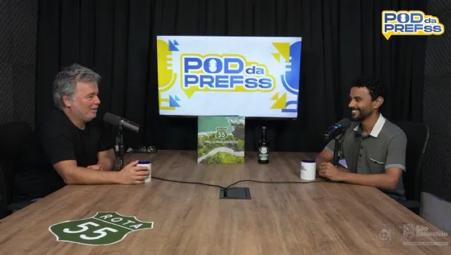 Rota55: Ricardo Augusto destaca o potencial turístico de São Sebastião no 16º episódio do Pod da PrefSS