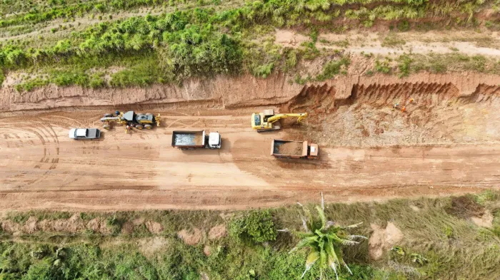 Obras de pavimentação da MA-247 avançam no Médio Mearim