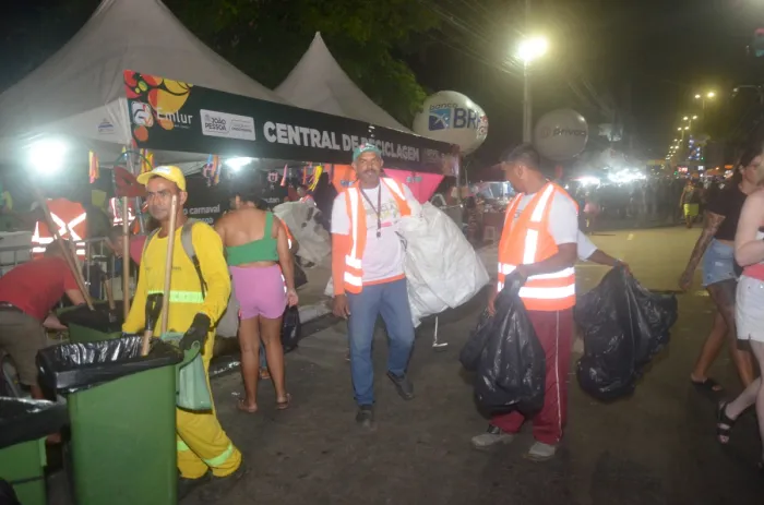 Prefeitura e MPPB promovem coleta seletiva durante festejos do aniversário de João Pessoa