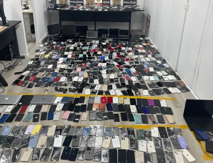 Entre junho de 2025 e 23 de setembro de 2026, o programa recuperou 38.028 aparelhos com registro criminal. Foto: Governo de SP