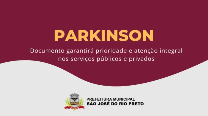 Rio Preto cria carteira de identidade para pessoas com Parkinson