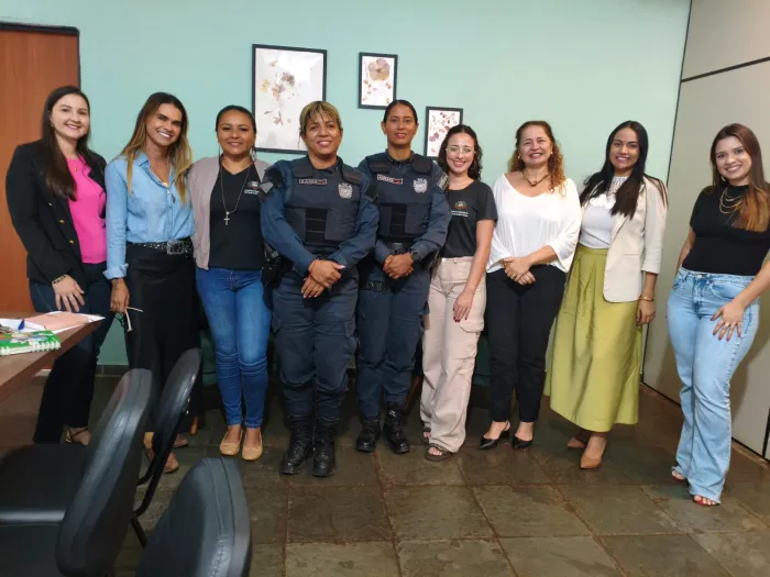 Polícia Militar participa de reunião para discutir o projeto “Mulheres em Movimento Pela Vida” em Rio Verde