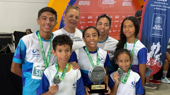 Atleta da Fundação Campeões do Amanhã é campeã geral dos 5km na 5ª Maratona Internacional de João Pessoa