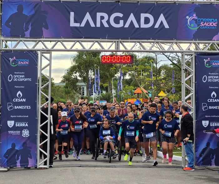 Animação marca 1ª Corrida da Saúde Capixaba na Serra