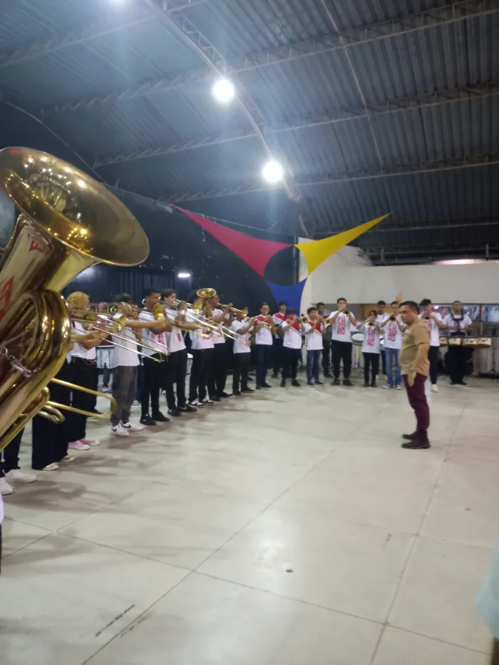 Bandas Marciais da Rede Municipal se apresentam no Centro Cultural de Mangabeira