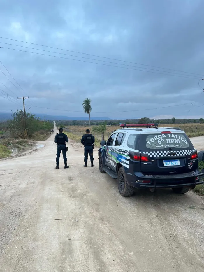 6º BPM apoia a Operação Falcão III no combate ao furto de gado e crimes na zona rural de Corumbá