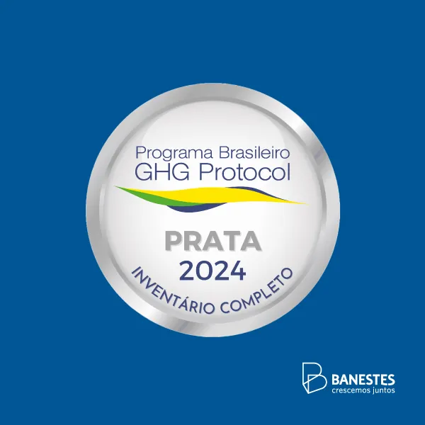 Banestes conquista selo prata pelo Programa Brasileiro GHG Protocol