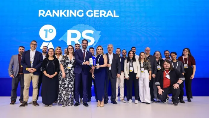 Na cerimônia, Leite destacou que a inovação tem sido decisiva para a eficiência do serviço público -Foto: Vitor Rosa/Secom