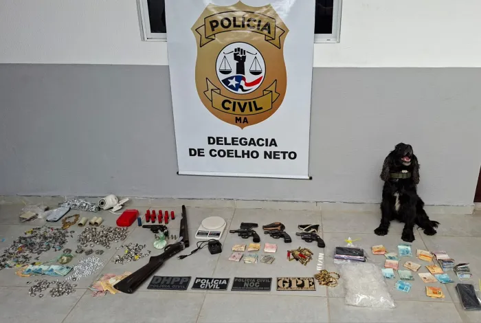 Polícia Civil do Maranhão prende cinco suspeitos em ação contra o crime na cidade de Coelho Neto