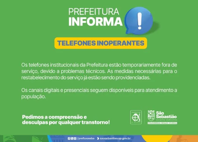 Foto: Reprodução/Prefeitura de São Sebastião - SP